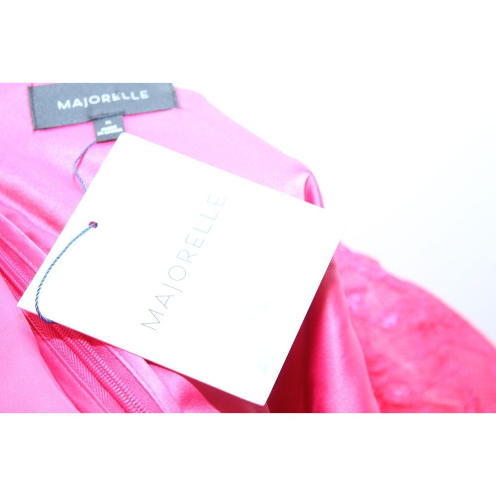 NEW Majorelle x Revolve Brielle Lace Blouson Sleeve Mini Dress Pink XL Date Nite - Picture 6 of 12